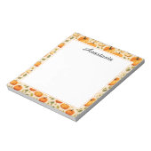 カラフル秋パンプキエレガントン ノートパッド (回転)