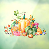 カラフル秋収穫表示配列 ウィンドウサイン (シート3)