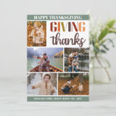 カラフル秋感謝祭ファミリのカスタマイズ シーズンカード (スタンド正面)