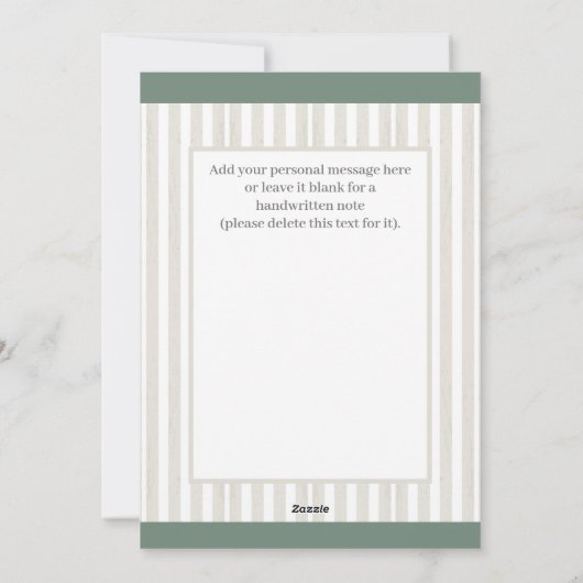 カラフル秋感謝祭ファミリのカスタマイズ シーズンカード (裏面)