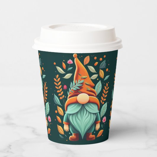 カラフル秋格言 紙コップ (左)