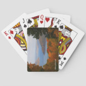 カラフル秋眺めのいい錦津湖 トランプ (裏面)