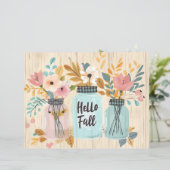 カラフル秋花柄スクラップブック紙 (スタンド正面)