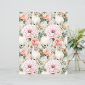 カラフル秋花柄スクラップブック紙 (スタンド正面)