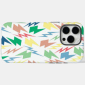 カラフル稲妻Y2Kインディはっきりした Case-Mate iPhoneケース (裏面 (横))