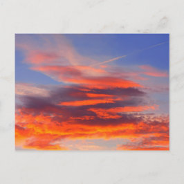 カラフル空の背景。 ポストカード