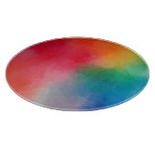 カラフル空白のカスタムテンプレートエレガント カッティングボード (角)