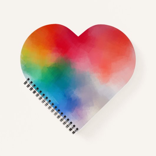 カラフル空白のテンプレートカスタム モダン ノートブック (正面)