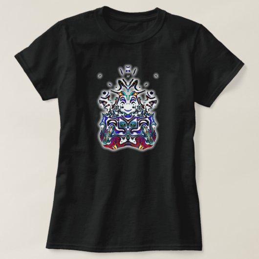 カラフル笑顔v2 tシャツ (デザイン正面)