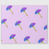 カラフル筋包み紙 ラッピングペーパー (フラット)