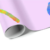 カラフル筋包み紙 ラッピングペーパー (ロールコーナー)