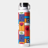 カラフル箱のケシ ウォーターボトル (背面)
