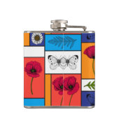 カラフル箱のケシ フラスク (裏面)