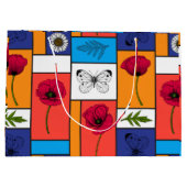 カラフル箱のケシ ラージペーパーバッグ (裏面)