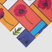 カラフル箱のケシ 薄葉紙 (詳細)