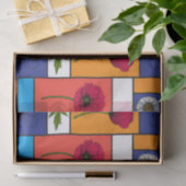 カラフル箱のケシ 薄葉紙 (ギフト)