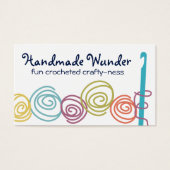 カラフル糸玉かぎ針つるラベル (正面)