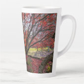 カラフル紅葉と樹木の風景 カフェラテマグ (右)