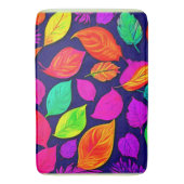 カラフル紅葉アートワーク バスマット (正面縦)