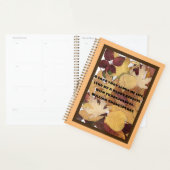 カラフル紅葉コラージュサンクスフル引用文 プランナー手帳 (ディスプレー)