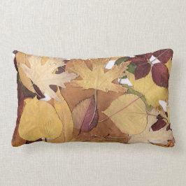 カラフル紅葉コラージュ ランバークッション