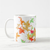 カラフル紅葉デザイン コーヒーマグカップ (左)
