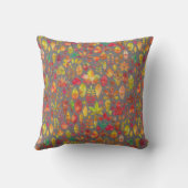 カラフル紅葉パターン装飾用クッション クッション (裏面)