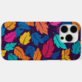 カラフル紅葉パターン鮮やか秋 Case-Mate iPhoneケース (裏面 (横))