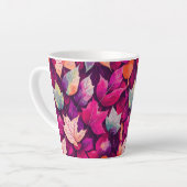 カラフル紅葉パターン カフェラテマグ (左アングル)