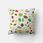 カラフル紅葉パターン クッション (裏面)