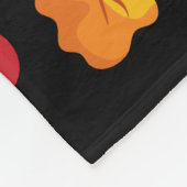 カラフル紅葉メドレーフリースブランケット フリースブランケット (角)