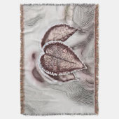 カラフル紅葉付き紅葉スケッチ スローブランケット (正面縦)