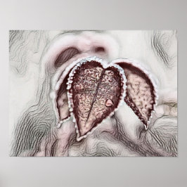 カラフル紅葉付き紅葉スケッチ ポスター