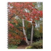 カラフル紅葉写真 ノートブック (正面)