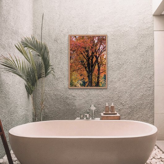 カラフル紅葉写真 フォトプリント           