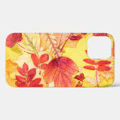 カラフル紅葉木の落ちた葉の模様。 Case-Mate iPhoneケース (裏面 (横))