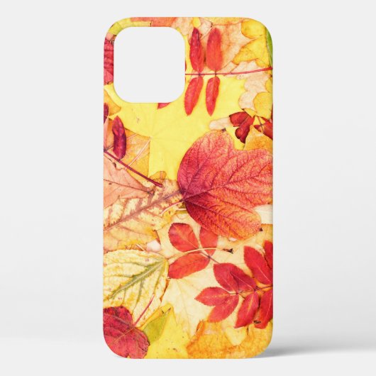 カラフル紅葉木の落ちた葉の模様。 Case-Mate iPhoneケース (裏面)