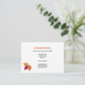 カラフル紅葉結婚ズゲスト詳細 エンクロージャーカード (スタンド正面)