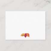 カラフル紅葉結婚ズゲスト詳細 エンクロージャーカード (裏面)