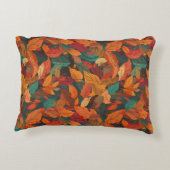 カラフル紅葉 アクセントクッション (裏面)