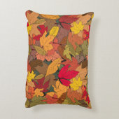 カラフル紅葉 アクセントクッション (裏面(縦))