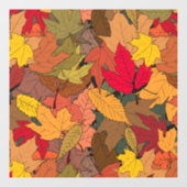 カラフル紅葉 ウィンドウサイン (シート)