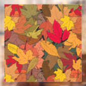 カラフル紅葉 ウィンドウサイン (シート2)