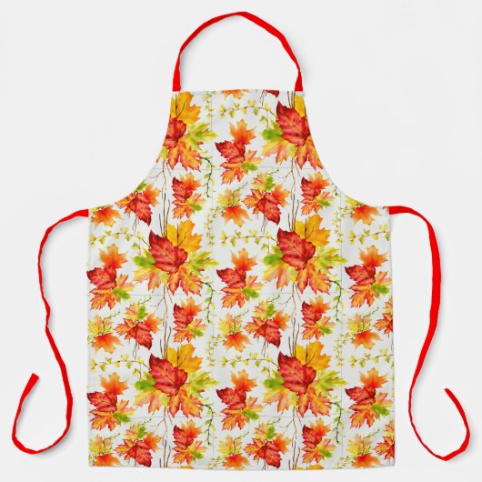 カラフル紅葉 エプロン (正面)