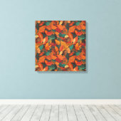 カラフル紅葉 キャンバスプリント (インサイチュ (ウッドフロア))