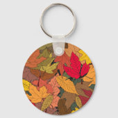 カラフル紅葉 キーホルダー (正面)