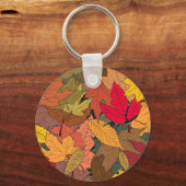カラフル紅葉 キーホルダー (正面)