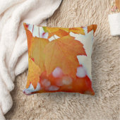 カラフル紅葉 クッション (ブランケット)