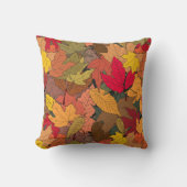カラフル紅葉 クッション (正面)