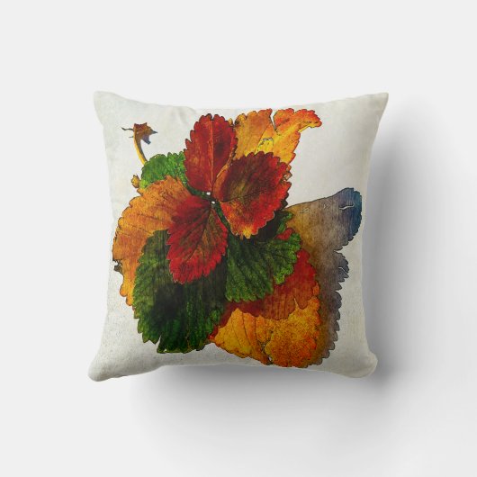 カラフル紅葉 クッション (裏面)